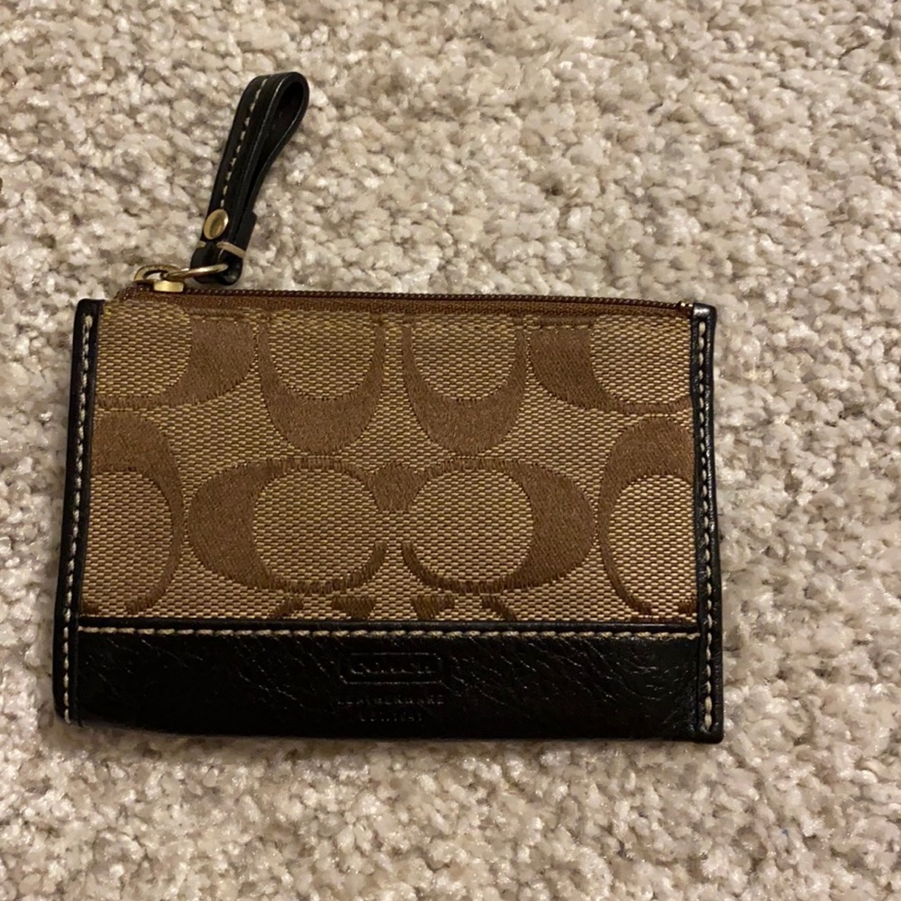 Coach coin pouch